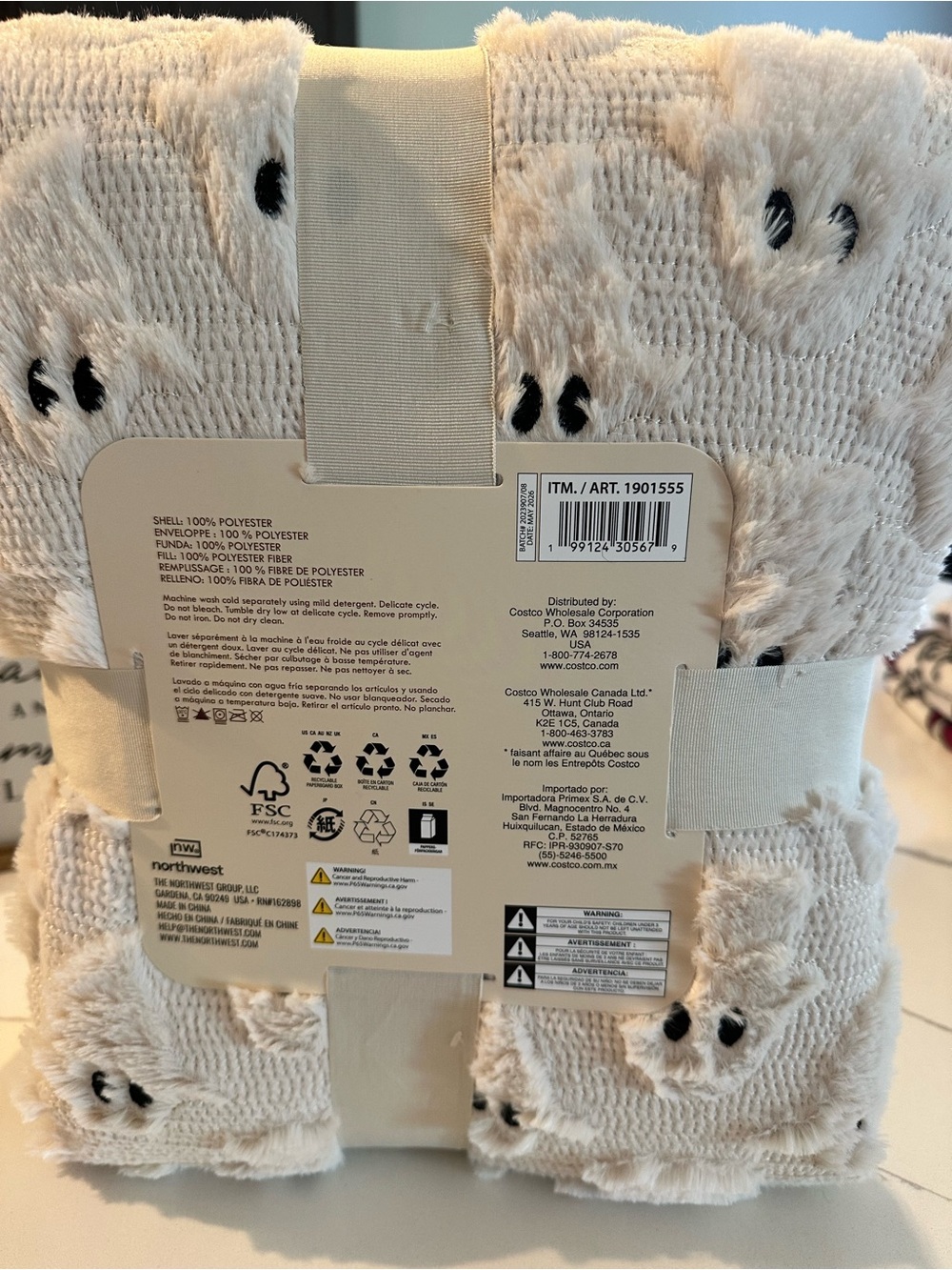VIRAL TikTok Costco Ghost Throw – NWT, Sold Out In Stores! - Picture 2 of 3